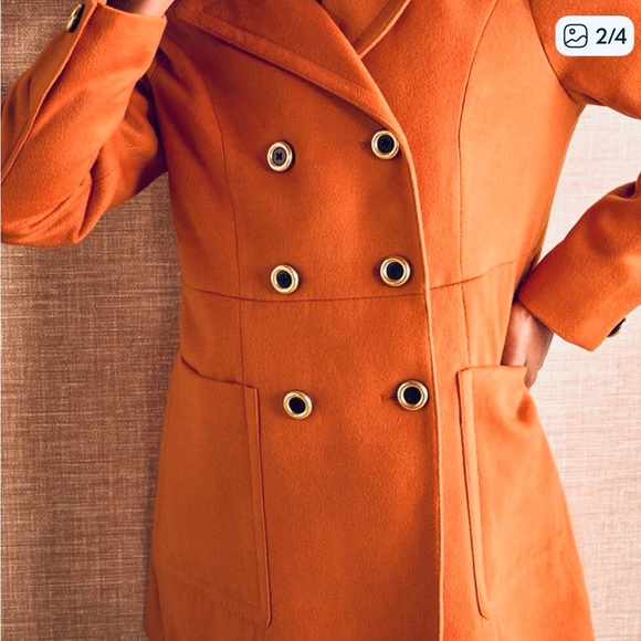 CAbi Bold Orange Coat - Picture 2 of 7